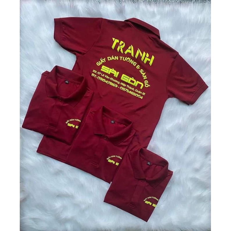 Áo polo nam 24/7 chất vải poly co giản 4 chiều, dày dặn, thấm hút tốt