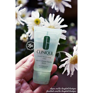 SRM cho da khô Clinique Liquid Facial Soap Mild