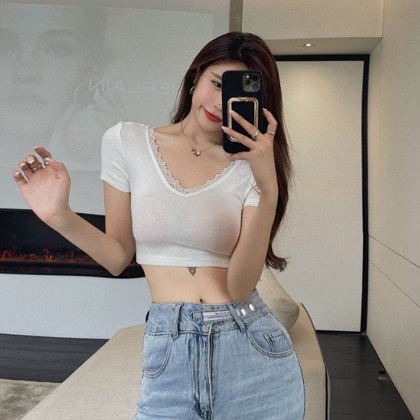 Áo Thun Ngắn Dáng Ôm Cột Dây Gợi Cảm Thời Trang Mùa Hè Hàng Mới Dành Cho Bạn Nữ