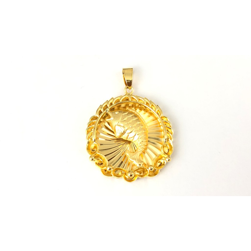 MẶT DÂY CHUYỀN CÁ CHÉP MẠ VÀNG 24K CAO CẤP