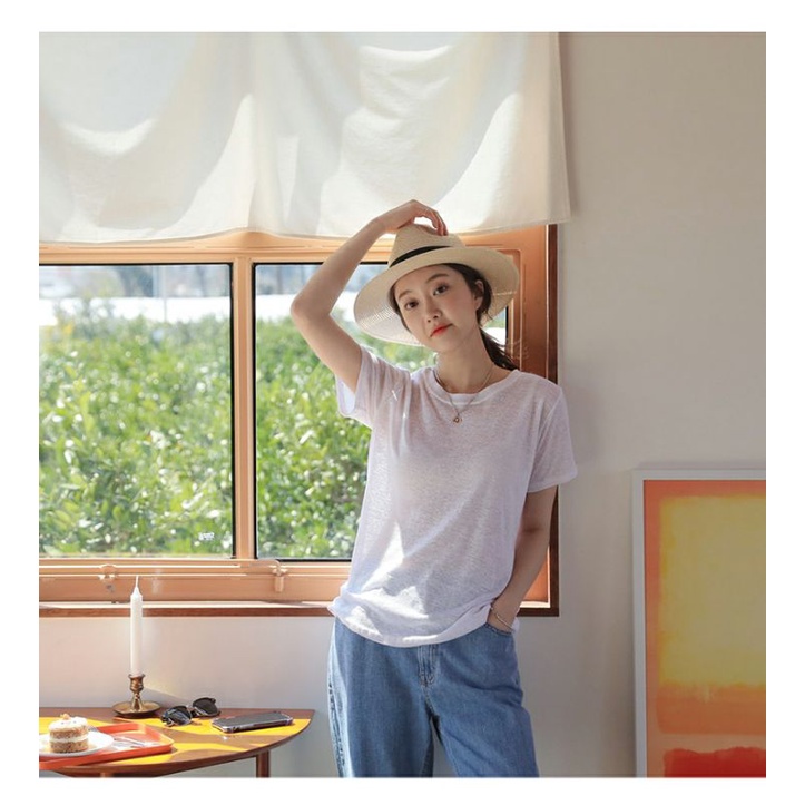 Áo thun giấy nữ ANHSTORE chất xược cotton siêu mỏng nhẹ, thấm hút tốt