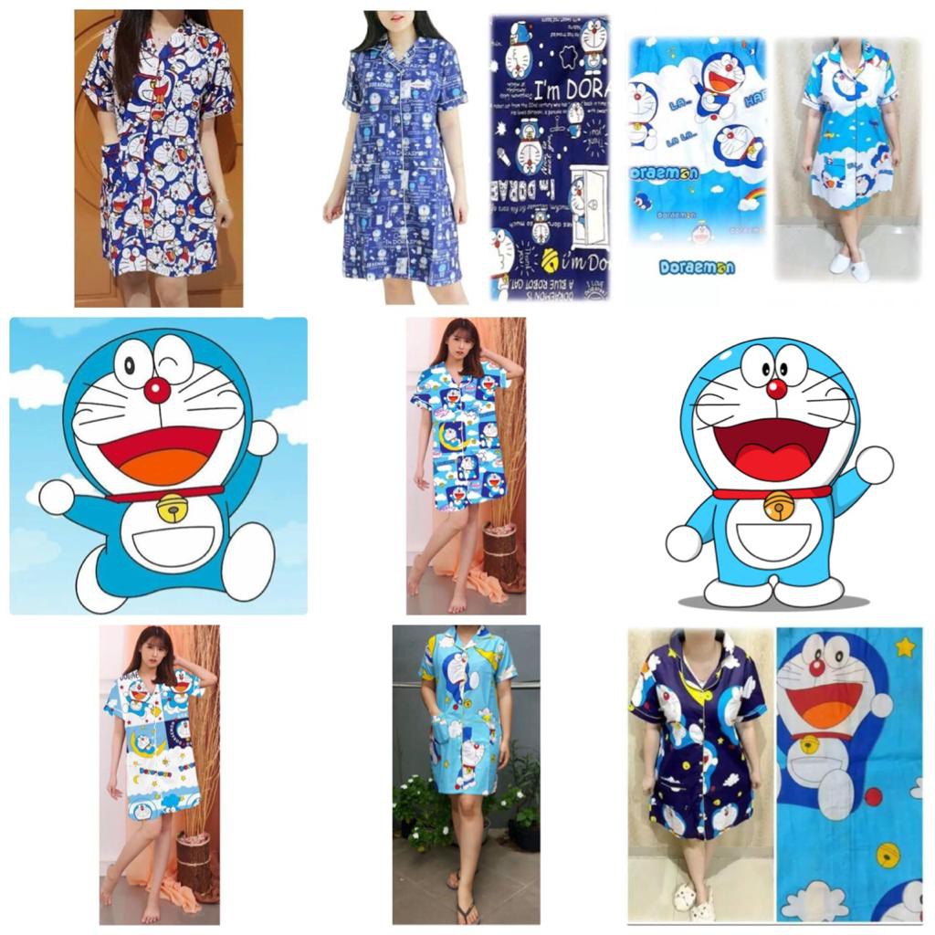 Áo Choàng Ngủ Hình Doraemon Xinh Xắn Glorystore99