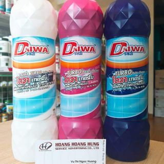 Nước tẩy bồn cầu, nhà vệ sinh Daiwa
Các sản phẩm: Màu trắng, hồng và tím
- Xuất xứ: Thái Lan
* Công dụng bbbhggggggggggg