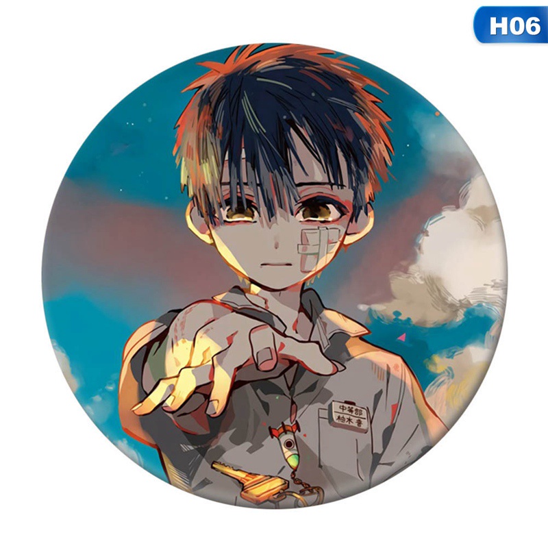 Tmdbyx Ghim Cài Áo In Hình Nhân Vật Yashiro Teru Minamoto Hanako Phim Toilet Bound Hanako Kun