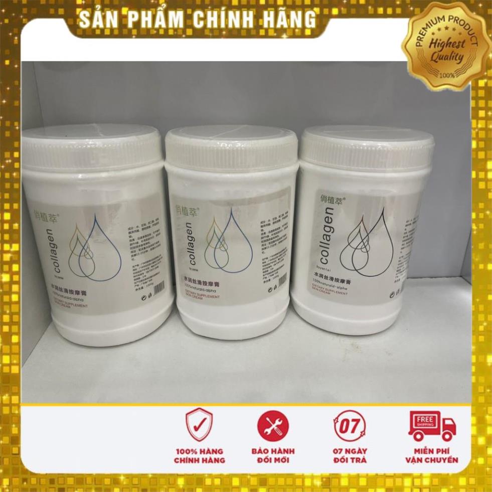 KEM MASSAGE COLLAGEN HŨ LỚN 1000G - Hàng Đẹp Siêu Mướt