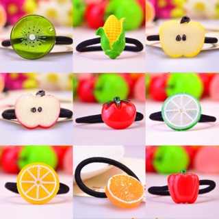 Dây buộc tóc hoa quả 