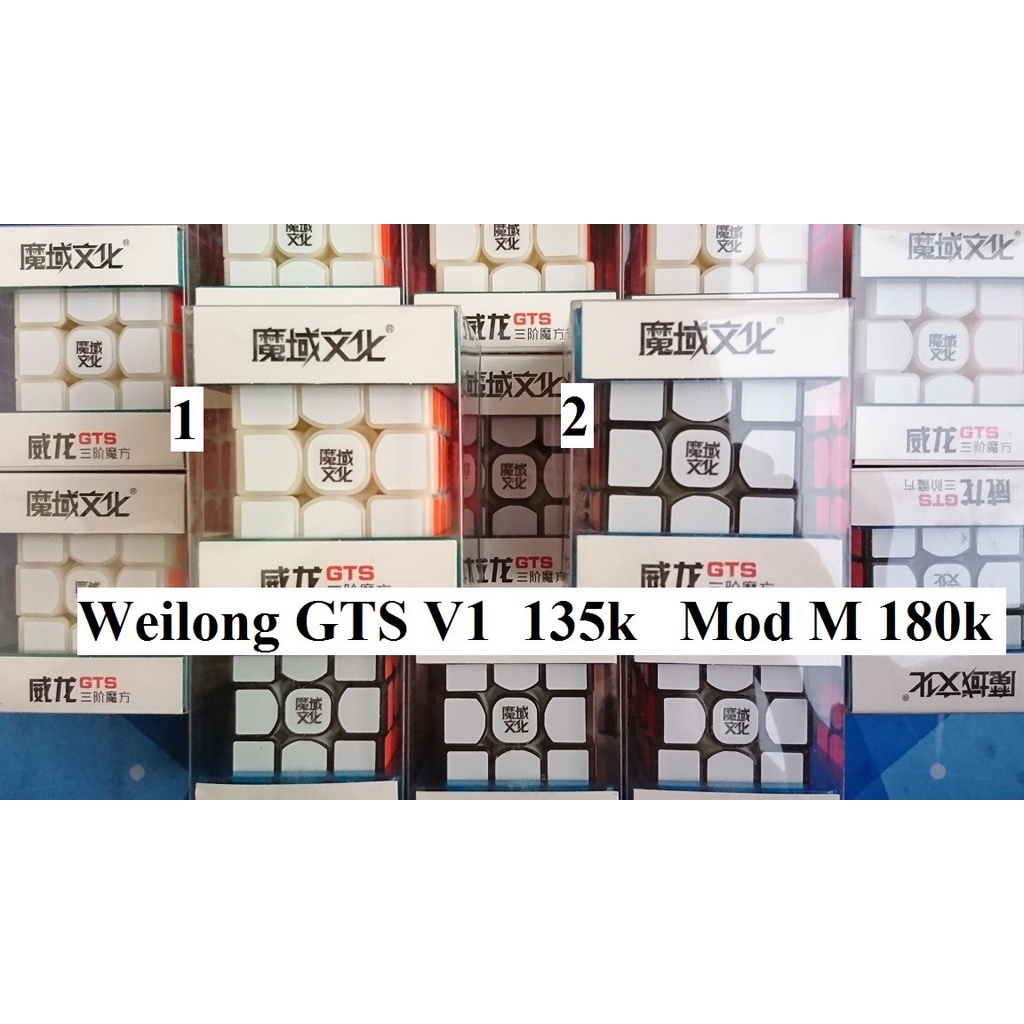 Rubik 3x3x3. Weilong GTS V1M Mod Thêm Core M Như Gan 11. MagLev Như Gan 12