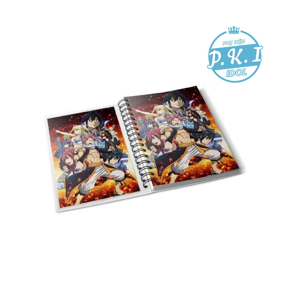 COMBO 3 NOTEBOOK + 3 POSTER A4(Fairy Tail) - QUÀ TẶNG ANIME