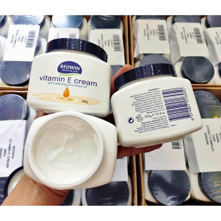 Kem dưỡng ẩm cho da mềm mịn REDWIN Vitamin E Cream Úc 300g thích hợp cho da thường da khô nứt nẻ bong tróc da nhạy cảm | BigBuy360 - bigbuy360.vn