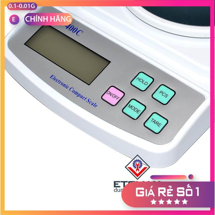 Cân tiểu ly để bàn 500g x 0.01g SF-400C, Hàng chính hãng, Đã Hiệu Chuẩn