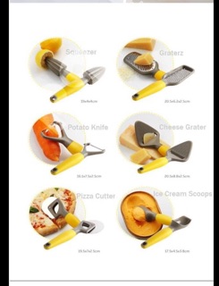 BỘ DỤNG CỤ LÀM BẾP 7 MÓN KITCHEN TOOL SET MINI LOCK&LOCK-LOL121