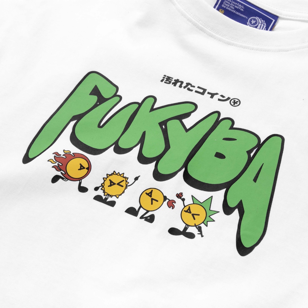 Áo thun DirtyCoins Fukyba Gang T-shirt - White