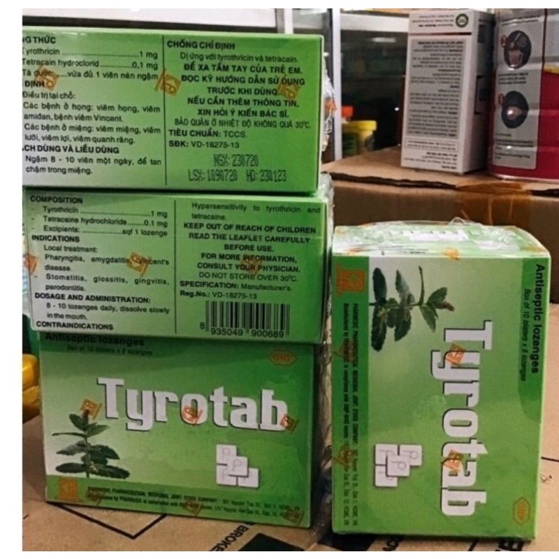 Kẹo ngậm Tyrotab