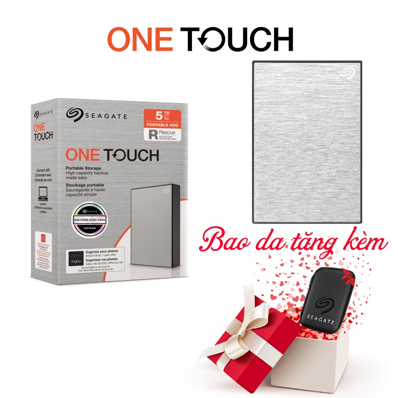 Ổ cứng di động HDD Seagate One Touch 5TB 2.5&quot; USB_3.0