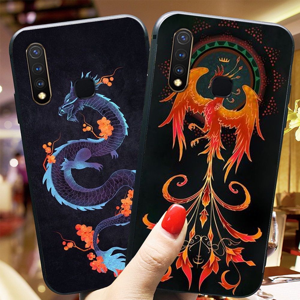 Ốp lưng điện thoại vivo y19 / u3 bộ hình bọ cạp rồng phong cách nam