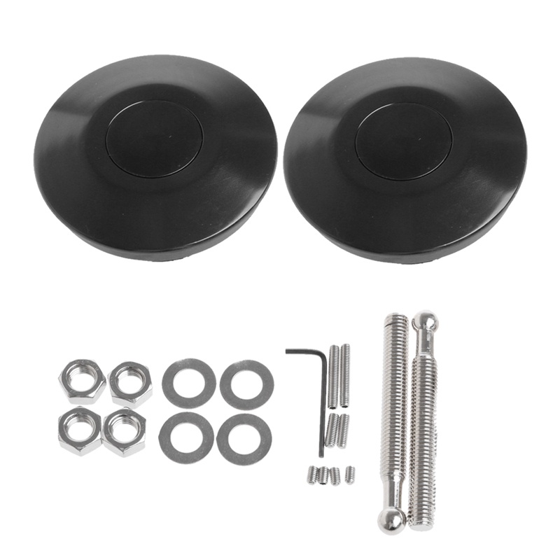 Nút Nhấn Khóa Mui Xe Hơi Bằng Nhôm 6.2cm / 2.44 "Tháo Gỡ Nhanh Tiện Dụng
