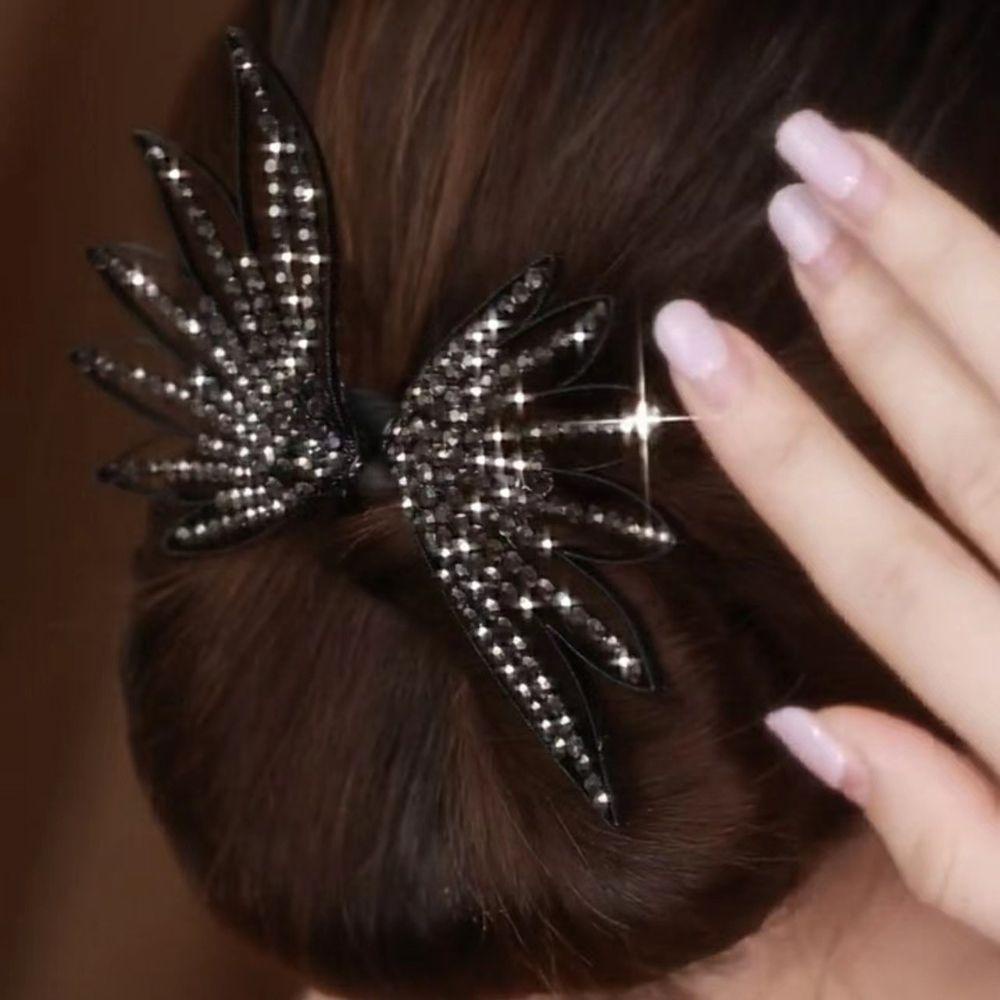 Kẹp Tóc Đuôi Ngựa Đính Đá Thời Trang Sáng Tạo Dành Cho Nữ jeremy1