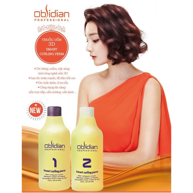 CẶP THUỐC UỐN NÓNG - LẠNH 3D OBSIDIAN  (SMART CURLING PERM)