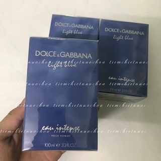 Nước Hoa Nam Dolce & Gabbana Light Blue Eau Intense Pour Homme 100ml Fullbox