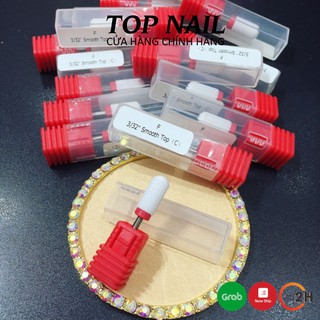 Đầu mài sứ tròn đầu mịn F