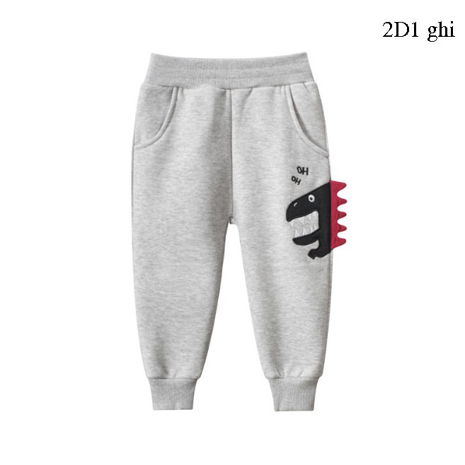 Quần nỉ lót lông dày dặn cho bé trai bé gái (11 - 33kg) VEMZKIDS