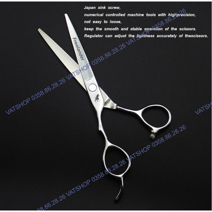 Bộ Kéo Cắt Tóc TAY TRÁI  FREELANDER  VAT029 cao cấp