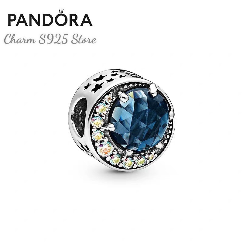 charm pan mặt trăng bạc s925 hàng cao cấp