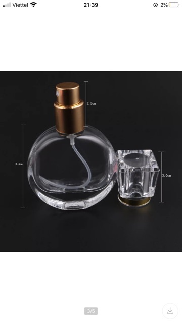 Lọ chiết nước hoa 25 ml