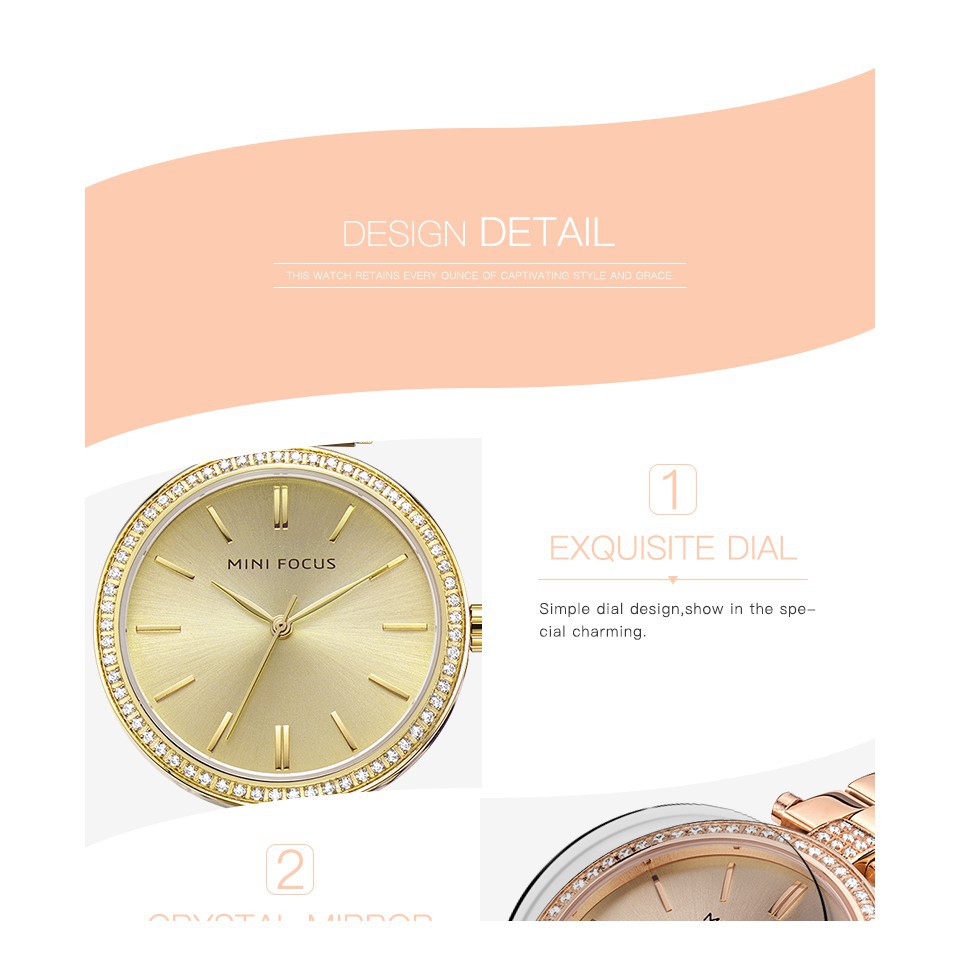 ĐỒNG HỒ NỮ MINI FOCUS 0039 DÂY DA CAO CẤP, MẶT TRÒN ĐÍNH ĐÁ Bán lẻ giá sỉ