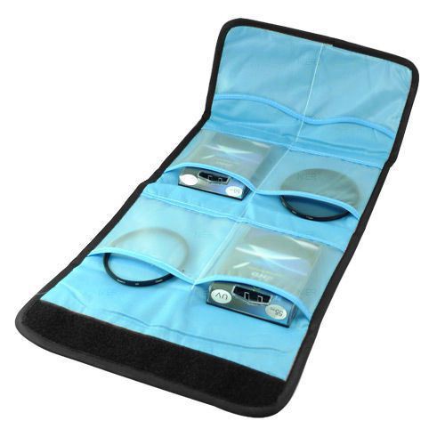 Filter bag Case for 6 filters for NIKON CANON Camera UV CPL FLD 52mm 55mm 58mm 67mm 72mm