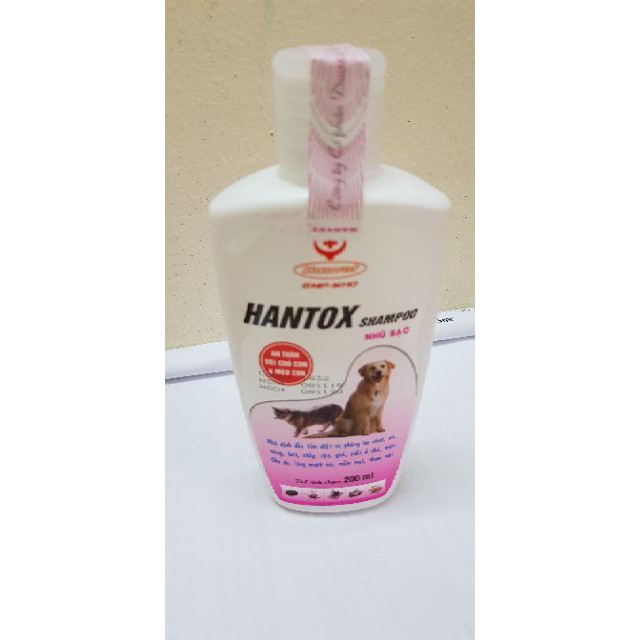 [ free ship ]Sữa tắm diệt bọ chét ve rận trên chó mèo Hantox 200ml