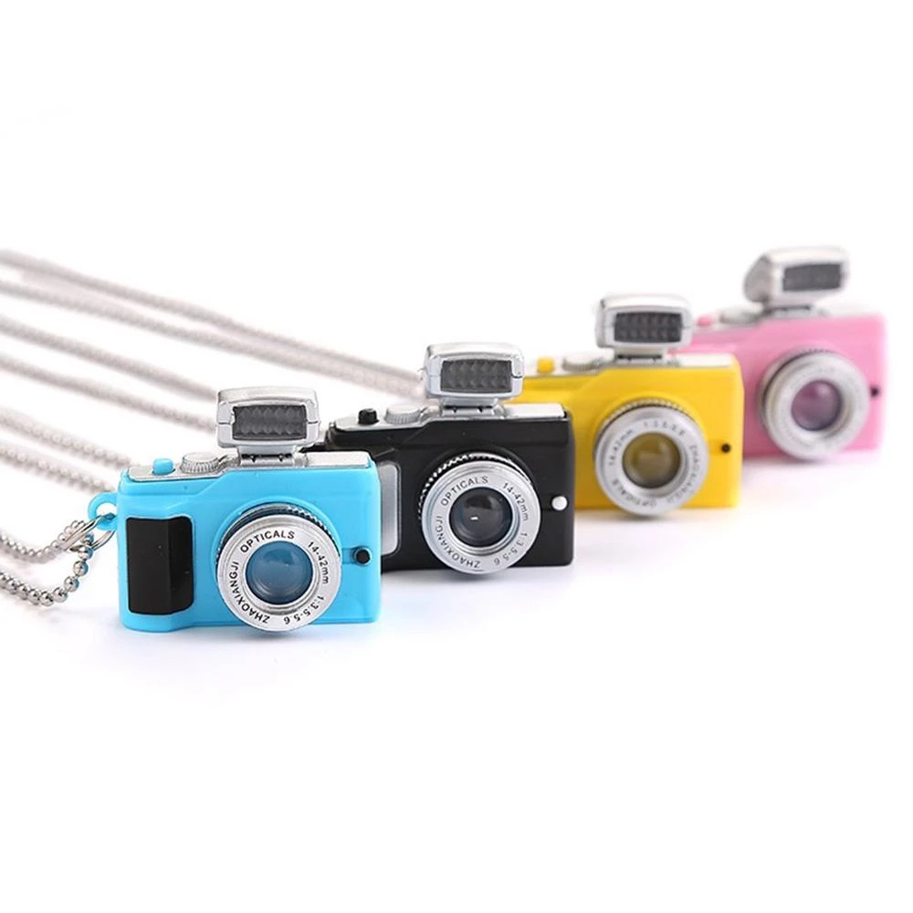 Vòng Cổ Choker Mặt Hình Máy Ảnh Sáng Tạo Phong Cách Retro Cho Nam Nữ