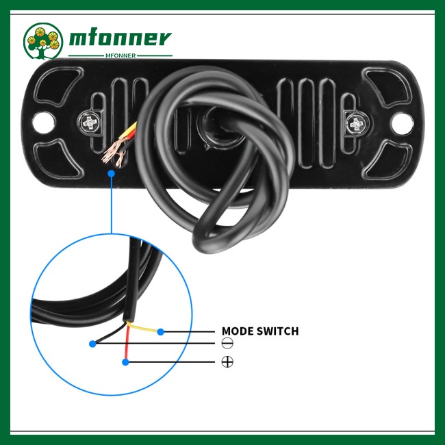 Đèn Led 6 Bóng 12v 24v Siêu Mỏng Chống Va Chạm / Bụi Bẩn Dành Cho Xe Hơi / Xe Tải