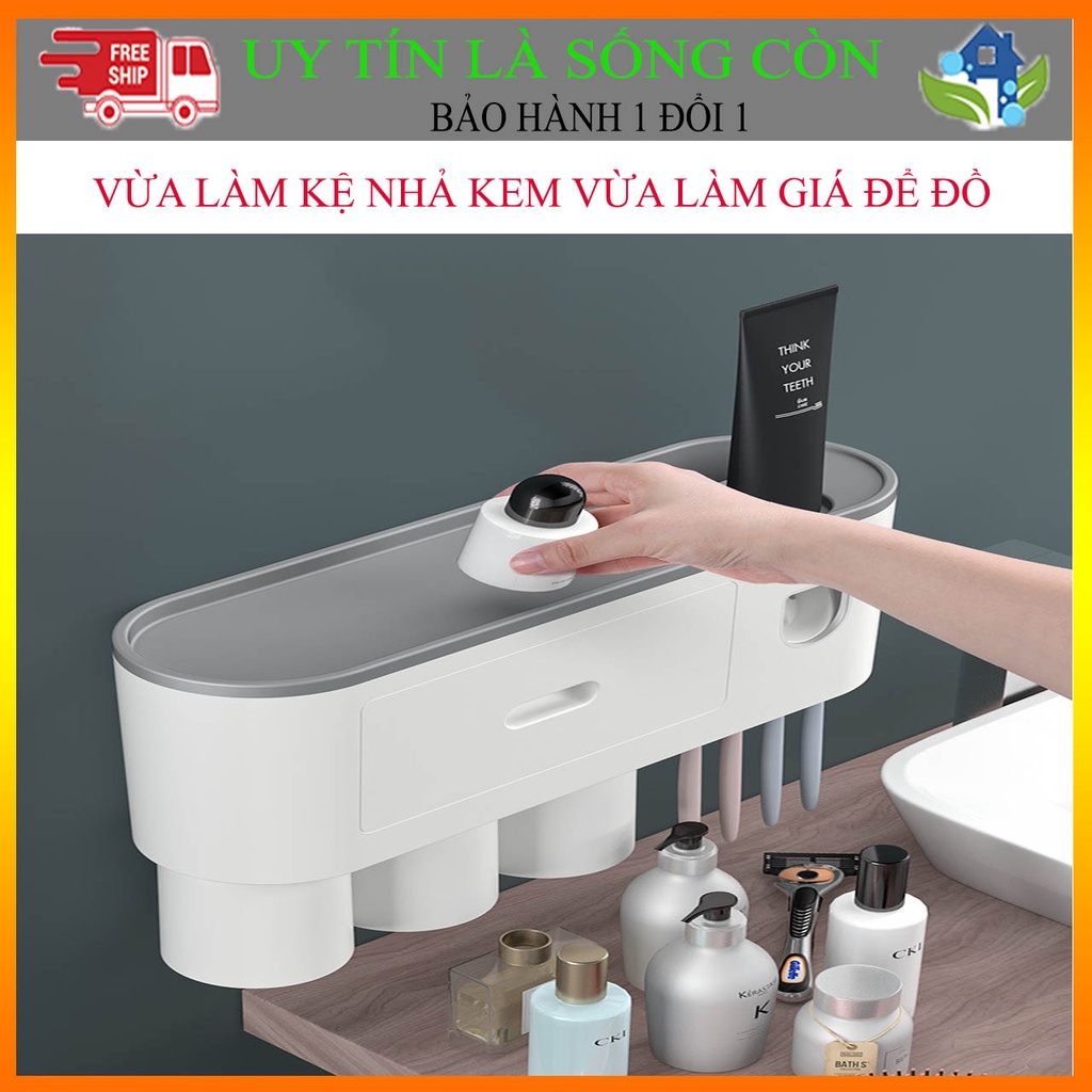 [ Bao Giá Sỉ ] Bộ Nhả Kem Đánh Răng 2 Cốc, 3 Cốc, 4 Cốc. Bộ Nhả Kem Đánh Răng Thông Minh Dành Cho Gia Đình