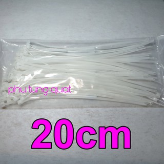 Dây rút 2 tấc - phụ tùng quạt - lạt nhựa 20cm