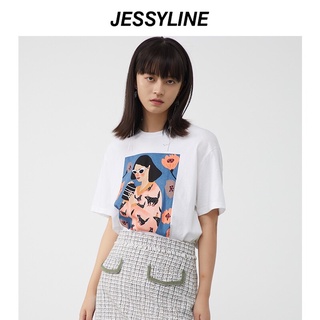 Áo thun trắng cô gái Jessyline