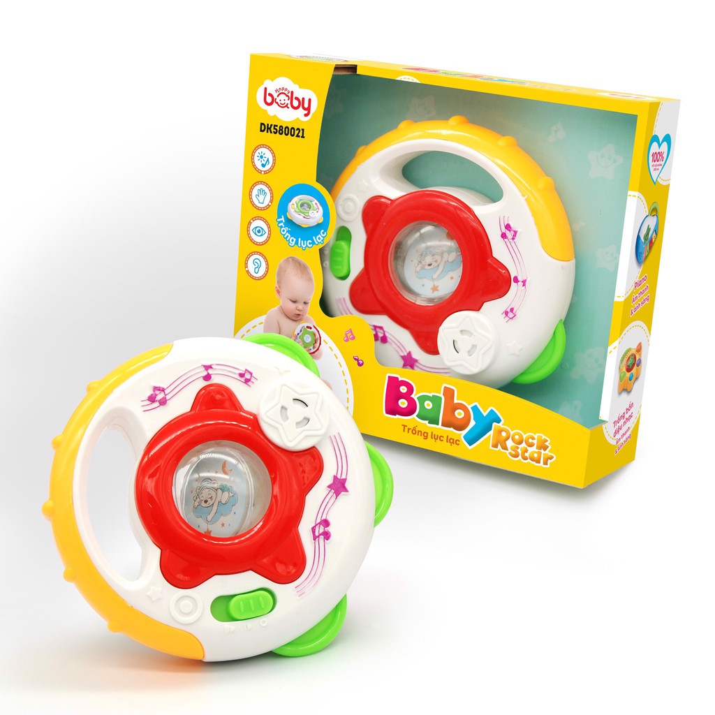 Đồ Chơi Duka: Baby Rock Star - Trống Lục Lạc DK580021