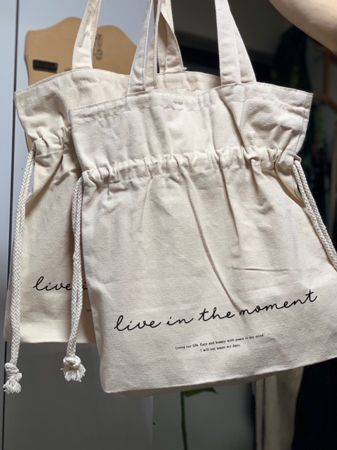 Túi vải rút Daiso