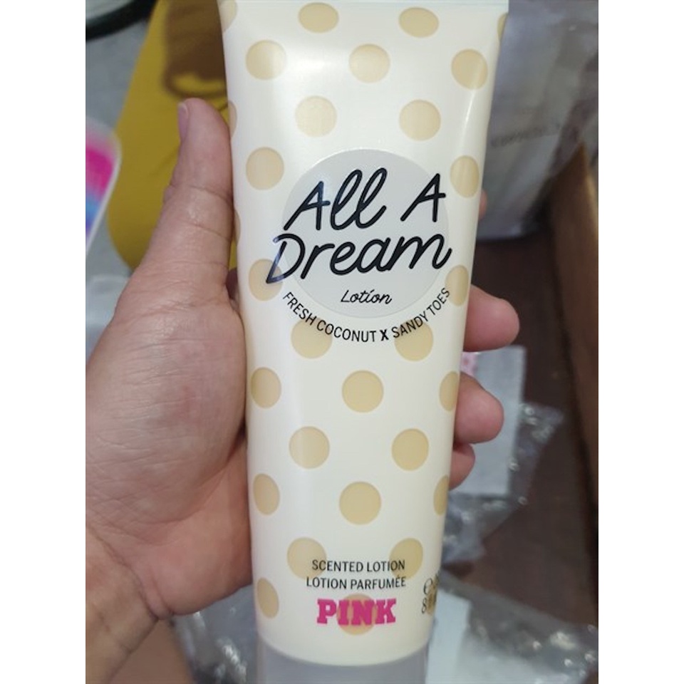 Kem dưỡng ẩm Victoria's Secret PINK 236ml - All a Dream (Mỹ)