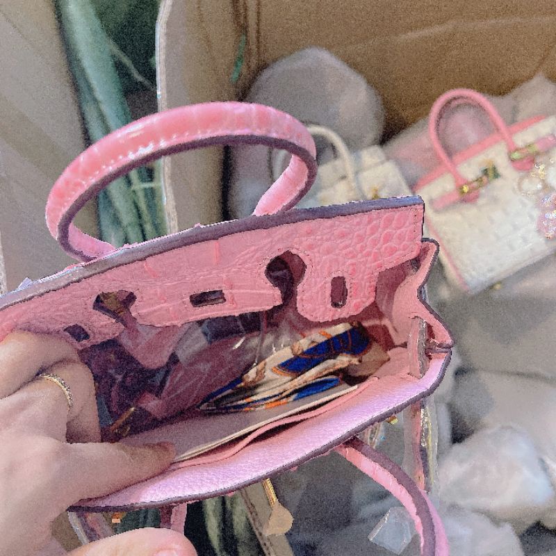 Túi H - M Size 20 & 25cm - Hình chụp thật