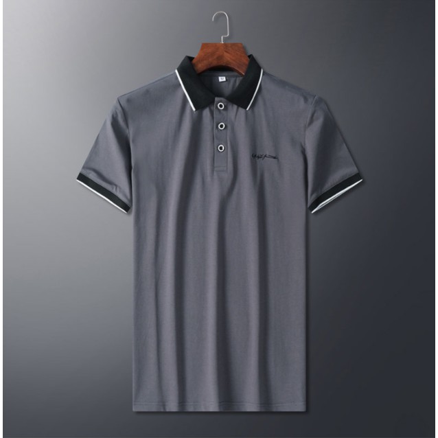 Áo thun polo tay ngắn màu sắc thời trang cho nam