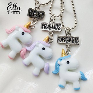 Set 3 vòng cổ tình bạn AYYUFE mặt nửa trái tim ghép đôi khắc chữ Best Friend