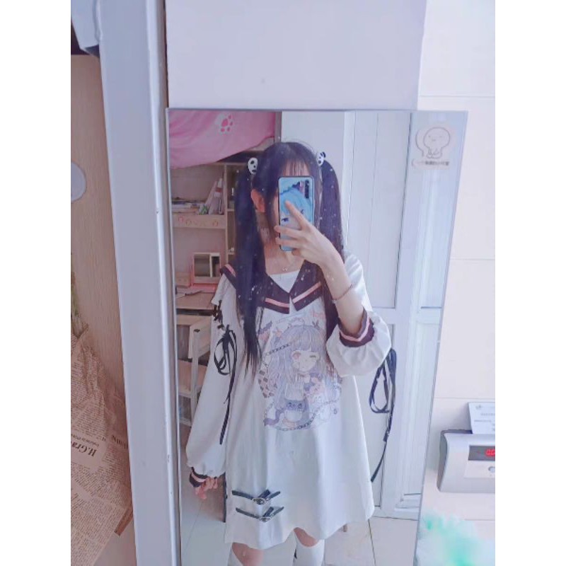 ĐẦM BABY HẢI QUÂN CHẤT CỰC XỊN🏵️Có ảnh thật🌿