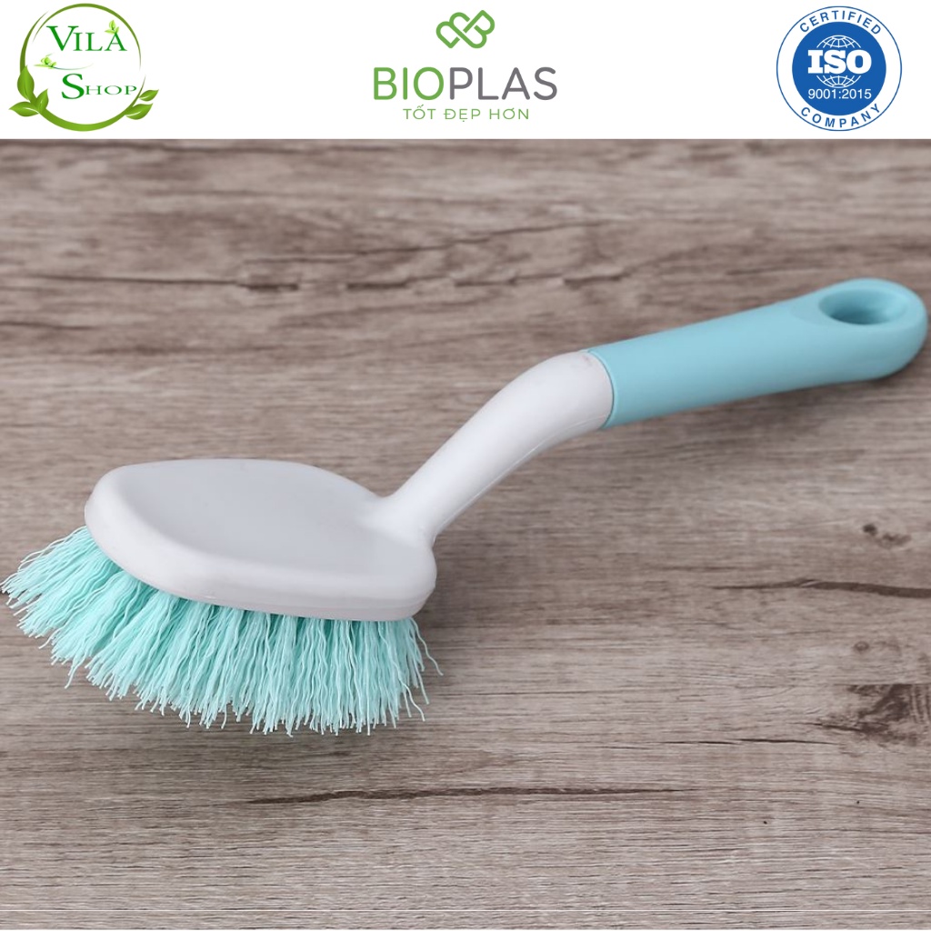 Bàn Chải Nhà Tắm, Chổi Cọ Nhà Vệ Sinh Cán Dài BIOPLAS Cleaner 4  Đạt Tiêu Chuẩn Xuất Khẩu - Châu Âu - EU