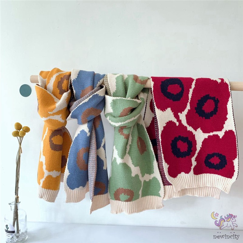 Khăn Choàng Cổ Giữ Ấm Phong Cách Hàn Quốc Cho Bé