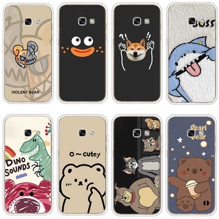 Ốp Điện Thoại TPU Dẻo In Họa Tiết Thời Trang Xinh Xắn Cho Samsung Galaxy a5 2017 a3 2016 a3 2015 a3 2017