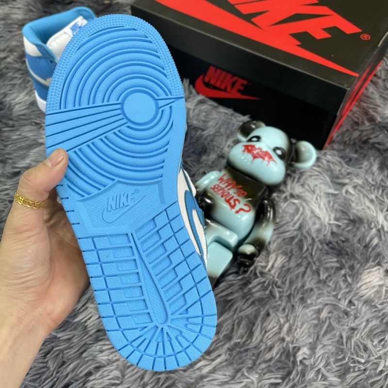 Giầy thể thao mid unc university xanh trắng cao cổ mới HOT (ảnh thật + full size)