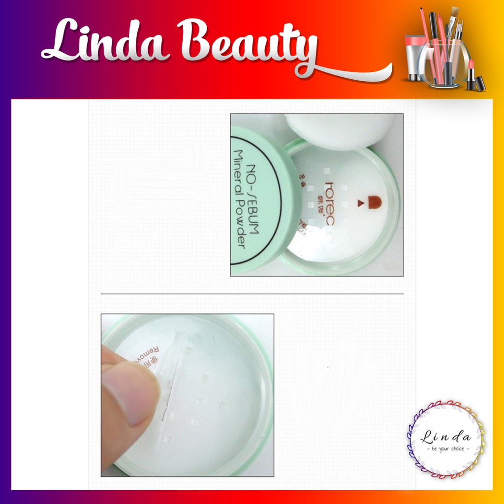 Phấn phủ kiềm dầu dạng bột No Sebum Mineral Powder Rorec của Bioaqua | BigBuy360 - bigbuy360.vn