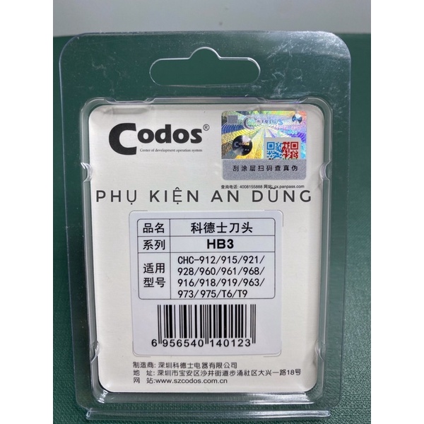 Lưỡi Codos T6/T8/T9/958/959/930/960/961/968/916/918/919 | BigBuy360 - bigbuy360.vn