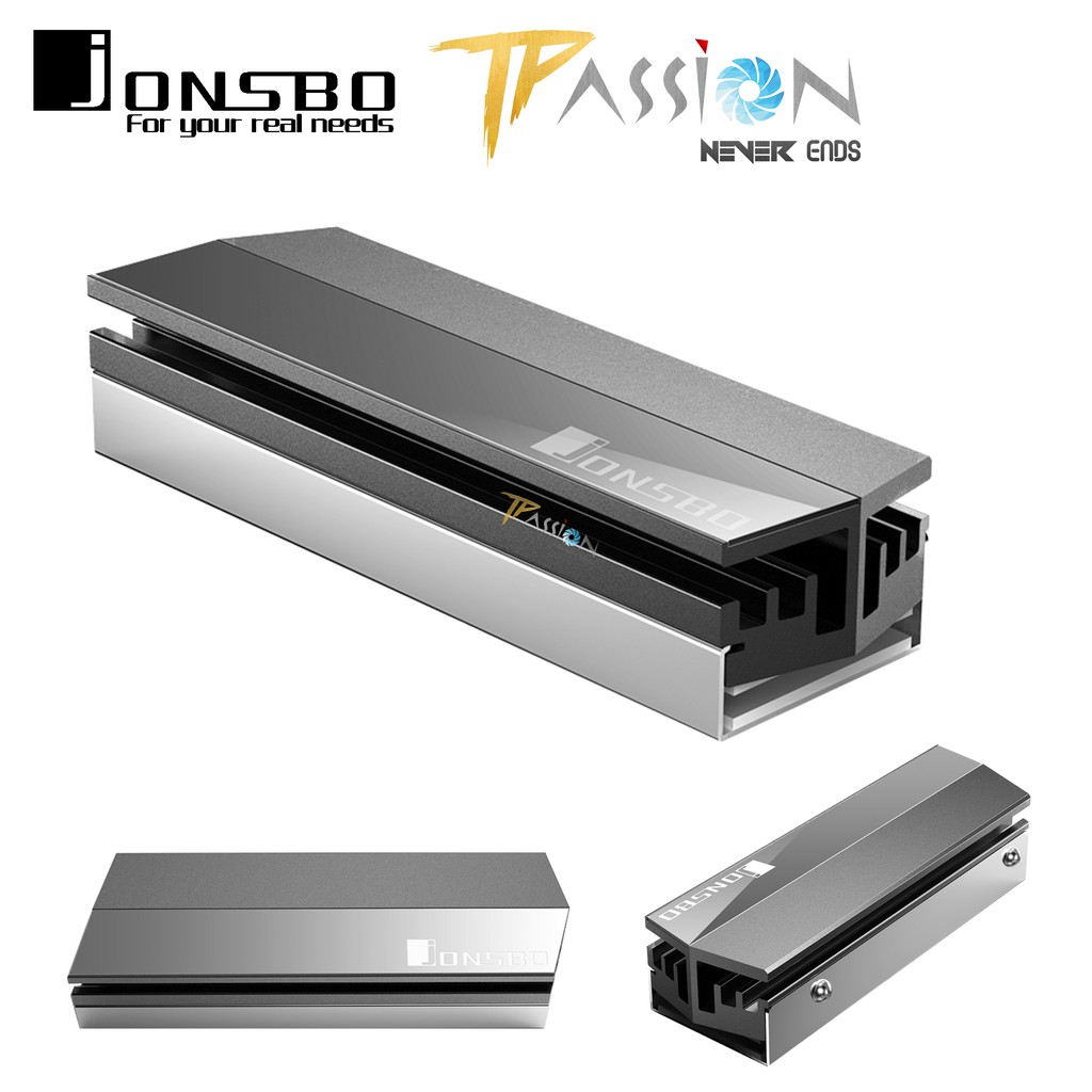 Tản nhiệt SSD 2280 Jonsbo M2 Radiator (Xám bạc) - Hiệu năng tốt, thiết kế tinh tế, chắc chắn